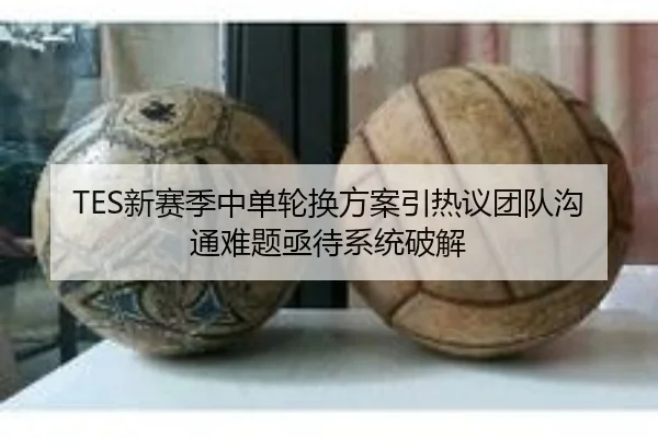 TES新赛季中单轮换方案引热议团队沟通难题亟待系统破解 - NBA